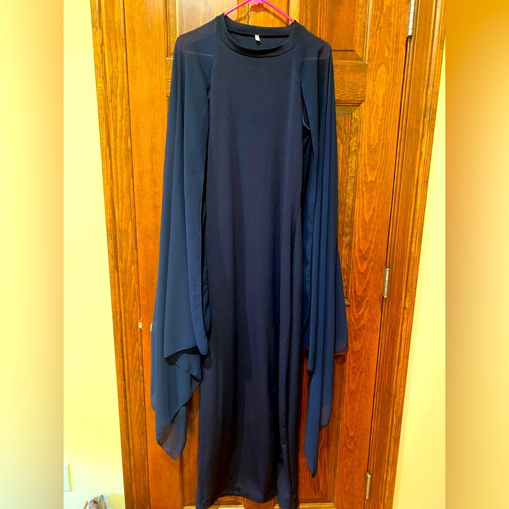 Long mother of the bride dress Size L